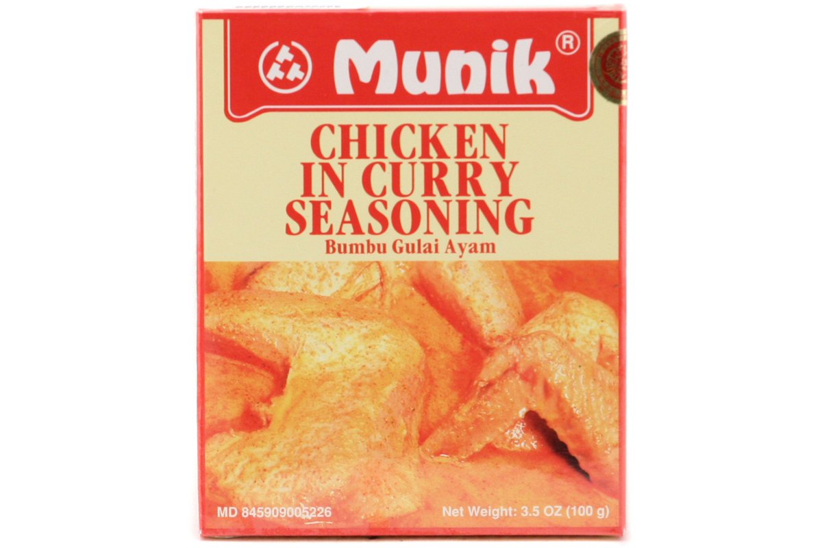 munik gulai ayam (chicken in curry seasoning) - 3.5oz