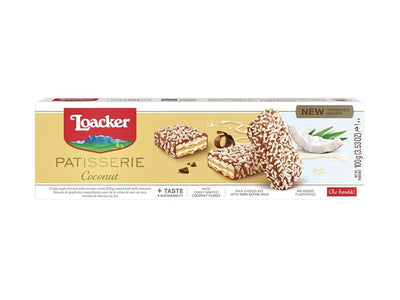 Loacker Coconut and Chocolate Covered Wafers