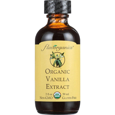FLAVORGANICS Organic Vanilla Extract - 2 FZ - CS x12 - Mighty Depot