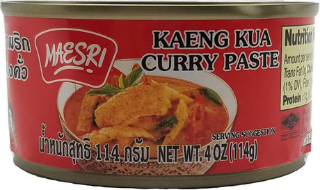 Maesri Thai Kaeng Kua Curry Paste - 4 Oz (Pack of 4) - Mighty Depot