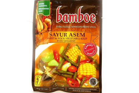 bamboe bumbu sayur asem (tamarind soup seasoning) - 2.1oz - Mighty Depot