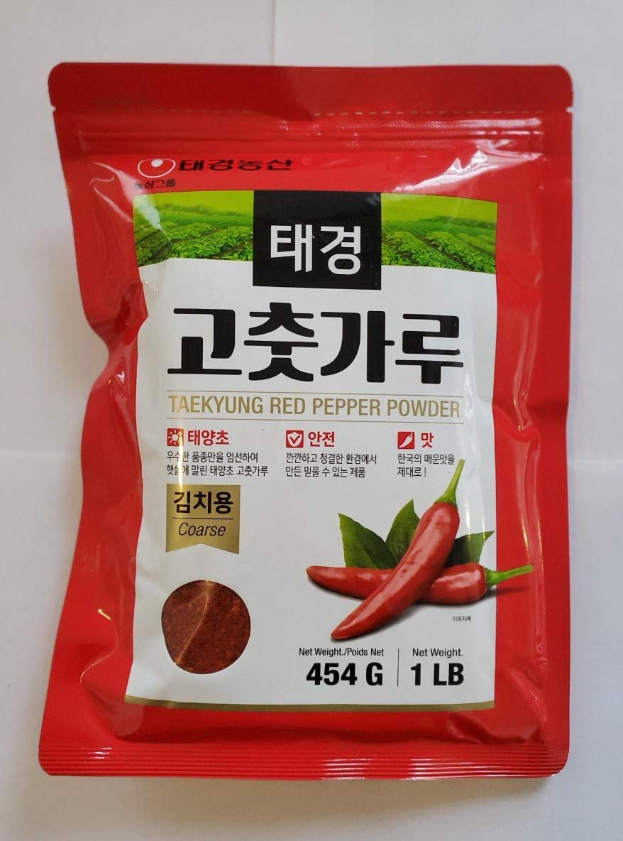 Tae-kyung Korean Red Chili Flakes, Gochugaru (1 Lb)