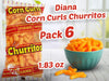 Prodiana Corn Curl Snack 1.83 oz - Churritos