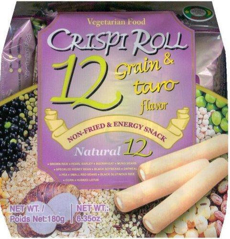12 Grain Crispi Roll & Taro Flavor (Pack of 3) - Mighty Depot