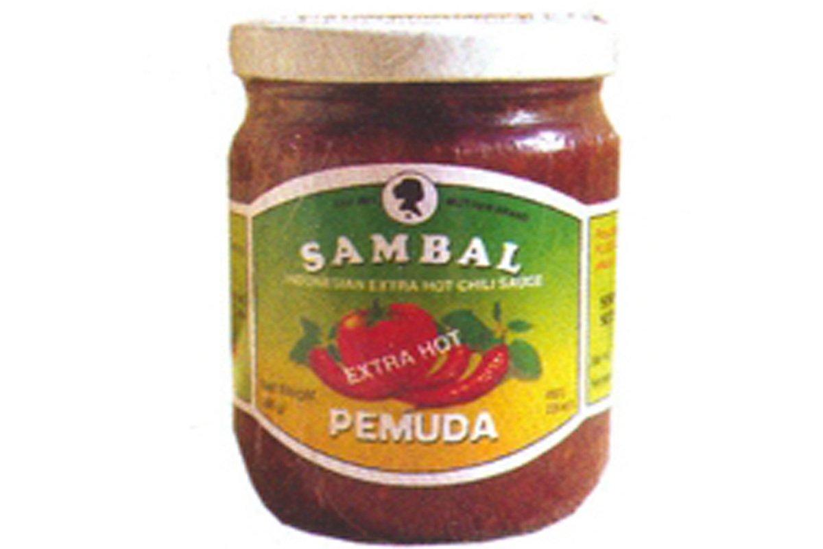 cap ibu sambal pemuda (pemuda chillies paste extra hot) - 9.5oz