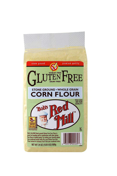 Bob's Red Mill Gluten Free Corn Flour 24 Ounce (Pack of 2)