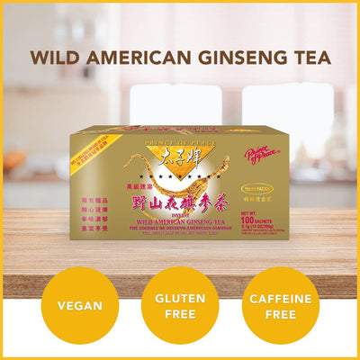 Prince Of Peace - Wild Top Grade American Ginseng Tea (1 box)