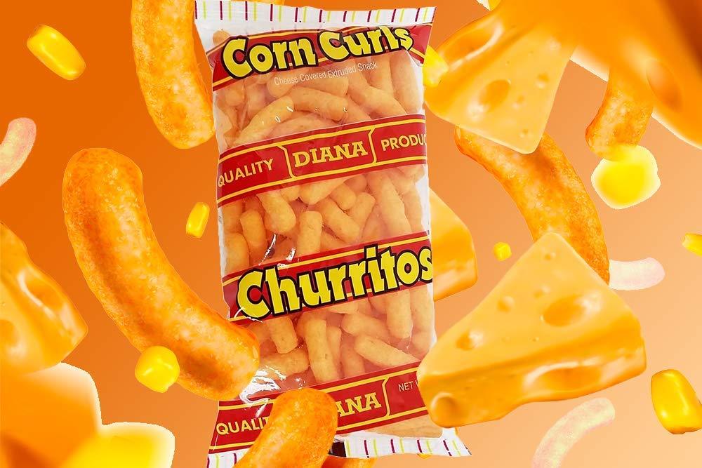 Prodiana Corn Curl Snack 1.83 oz - Churritos - Mighty Depot
