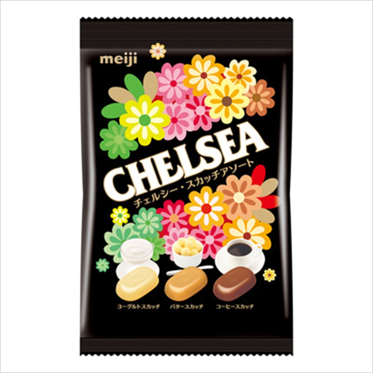meiji Chelsea Scotch Candy Assortment 93g - Butter, Yogurt, Coffee