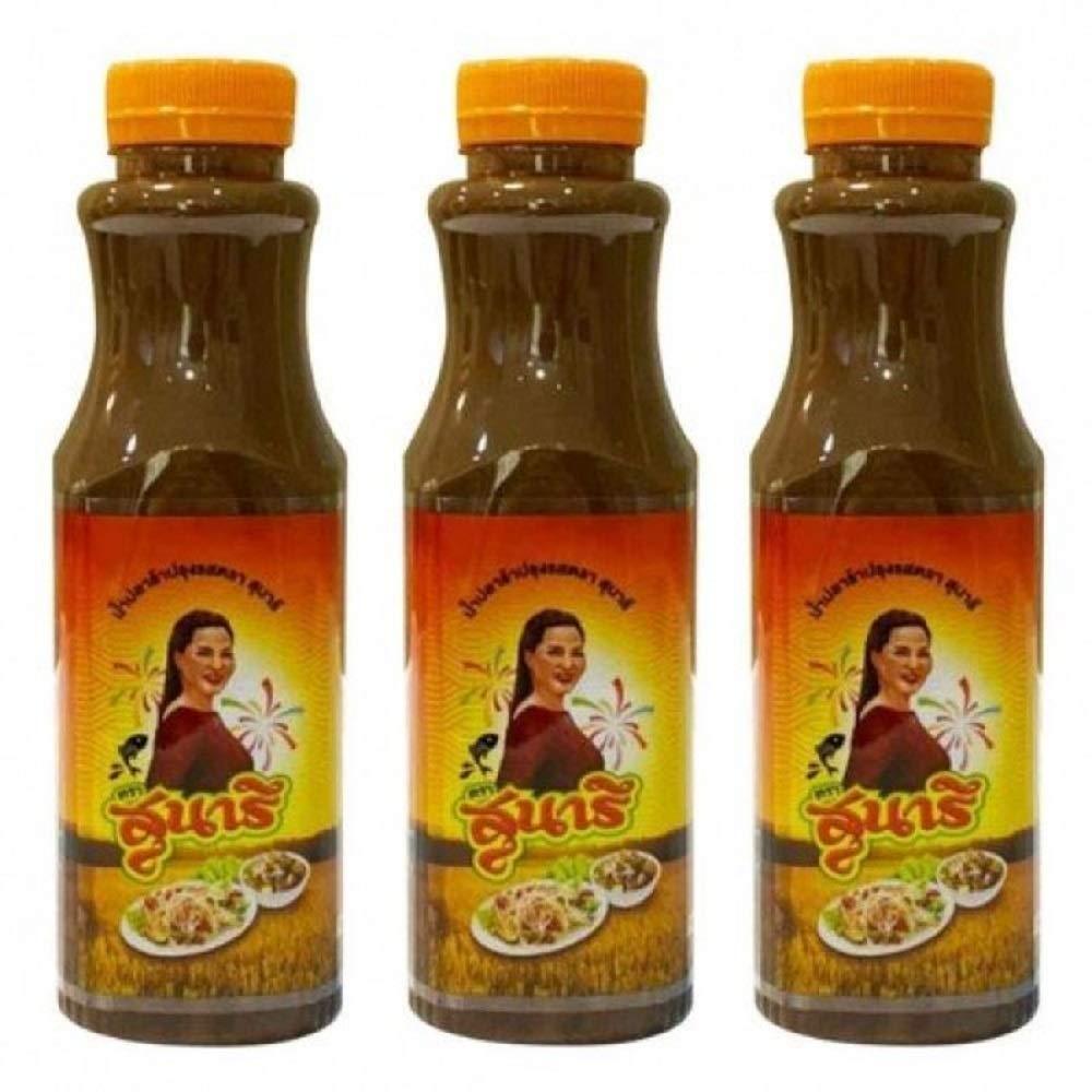 (pack of 3) Sunaree Fermented Fish Sauce Plara 350g., READY2WHITE