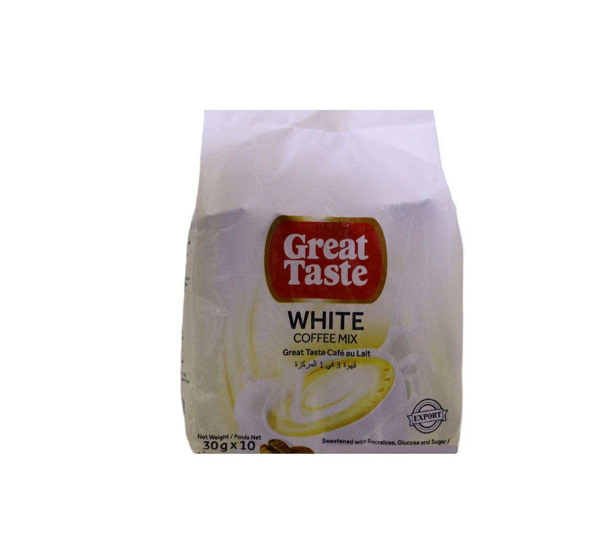 Great Taste 3-in-1 White Coffee Chocolate - 10 Sachets - Mighty Depot