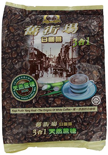 OLD TOWN 3 IN 1 Natural Cane Sugar White Coffee, 19 Ounce