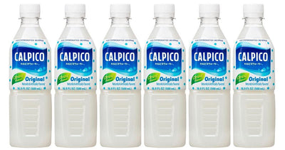 Calpico Japanese Non-Carbonated Soft Drinks 16.9oz, 6 Pack