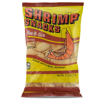 Marco Polo Shrimp Snacks Bar-B-Que Flavored, 2.5oz (71g)