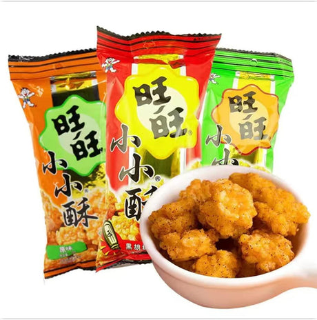 WOW-great Wangwang Xiaoxiaosu 18g*10袋 旺旺小小酥 休闲解馋小吃儿童零食 - Mighty Depot