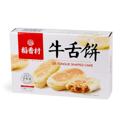 DaoXiangCun Beijing Wheat Flour Cake 稻香村 糕点360g (Wheat Flour Cake 牛舌饼, pack of 4)-- asian chinese snacks