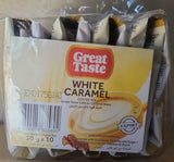 Great Taste White 3-in-1 Coffee White Caramel 30g X 10 (2 Pack) - Mighty Depot
