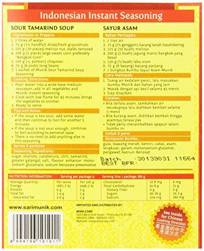 Munik Sayur Asem Vegetable Soup, Sour Tamarind, 180-Gram - Mighty Depot