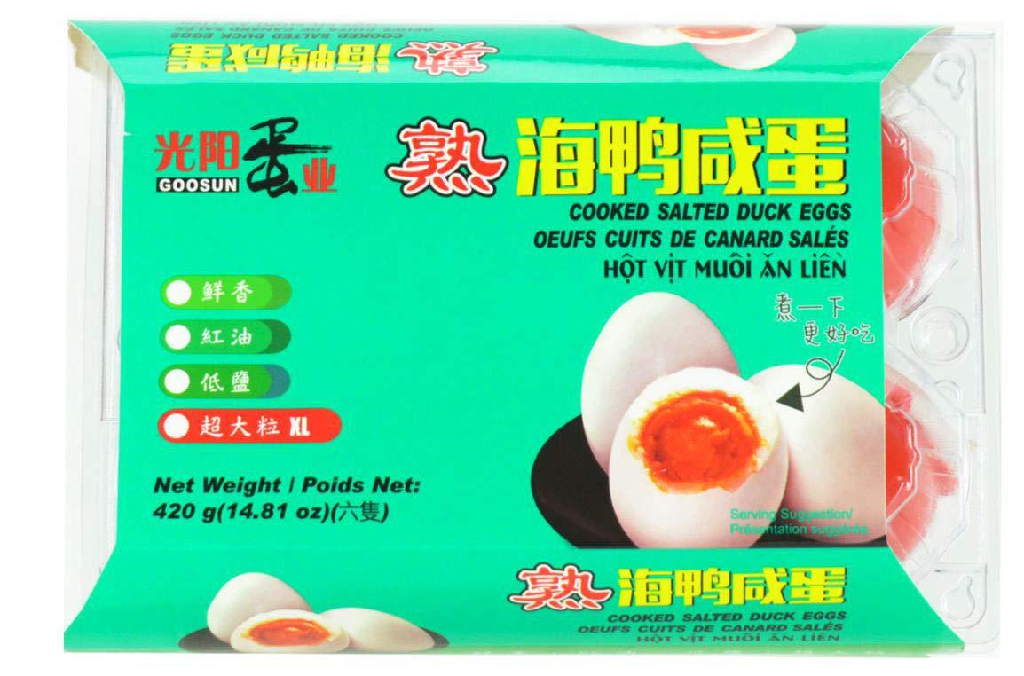 光阳熟海鸭咸蛋 Preserved Cooked Salted Duck Eggs x 2pack - Mighty Depot