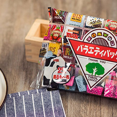 Assorted Tirol Chocolate Pack Japan Chirol Choco Candy 30 Pcs