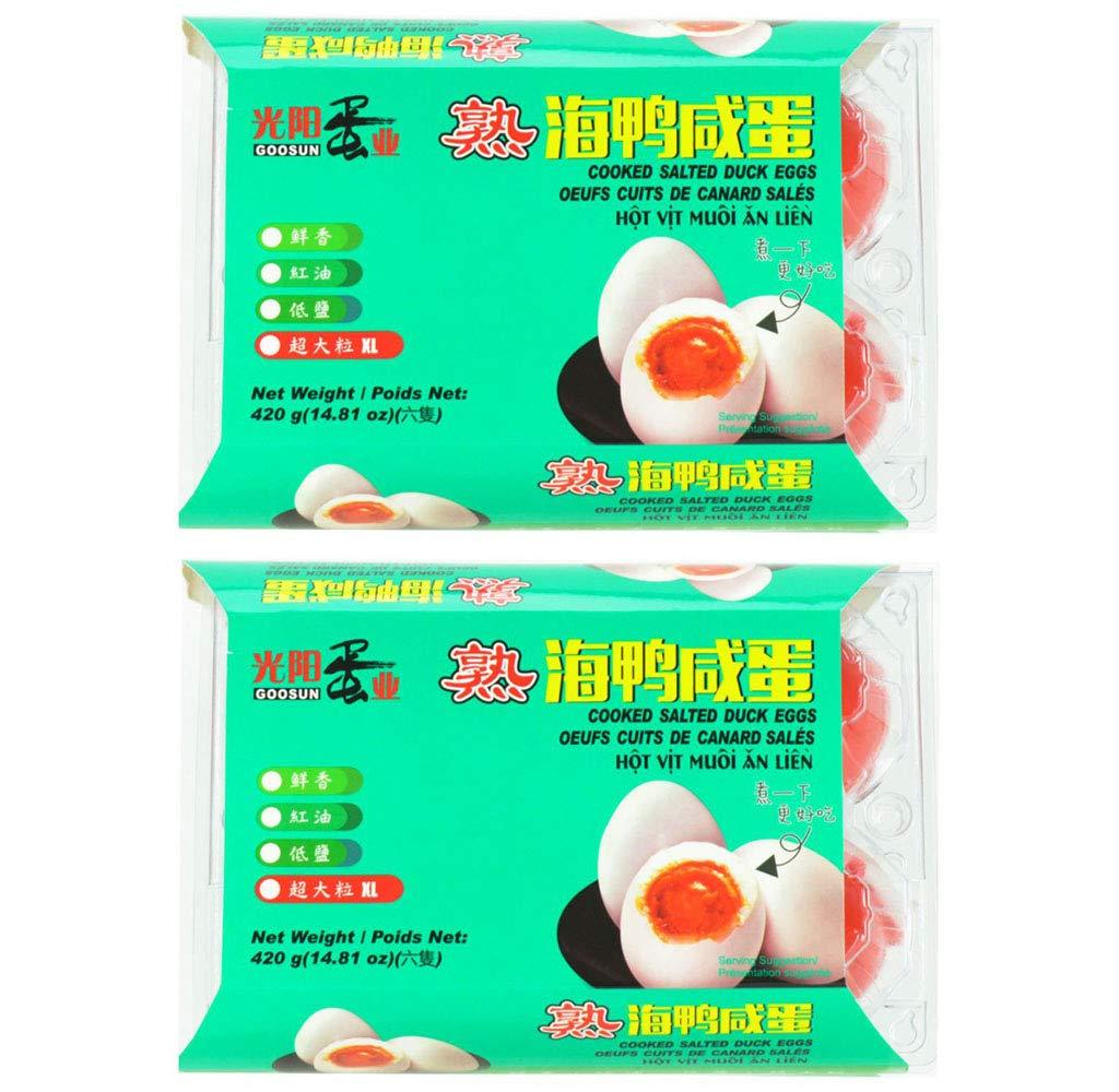 光阳熟海鸭咸蛋 Preserved Cooked Salted Duck Eggs x 2pack - Mighty Depot