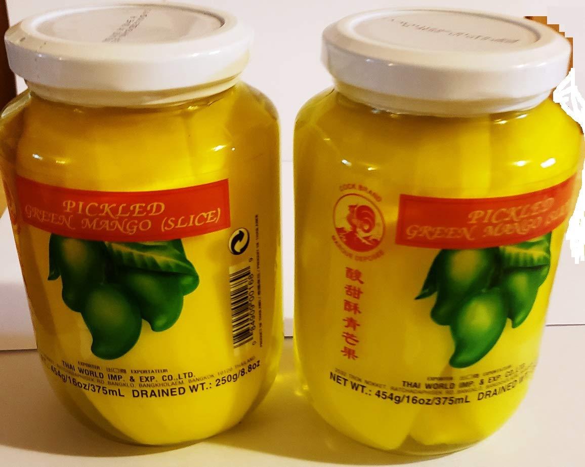 Cock Brand, Pickled Green Mango (Slice), 16 oz - Mighty Depot