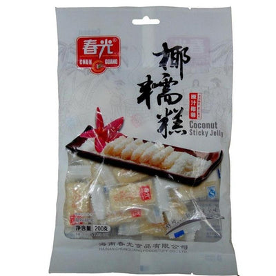 Chunguang Coconut Sticky Jelly, Coconut Paste, Coconut Soft Cookie, Candy, Sweets, Snack, Food
