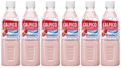 Calpico Japanese Non-Carbonated Soft Drinks 16.9oz, 6 Pack