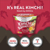 Jongga Korean Kimchi Ramen with Real Kimchi, Instant Spicy Cup Noodle Bowl Soup