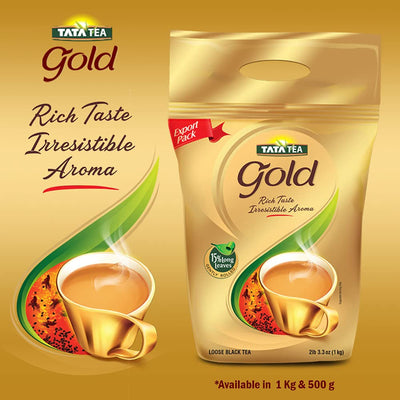 Tata Tea Gold, Loose Leaf Premium Black Tea, 500g