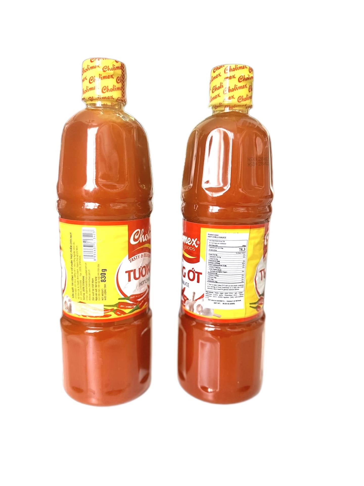 CHOLIMEX Chili Hot Sauce - Tuong Ot 830g - 29.2oz (pack of 2)