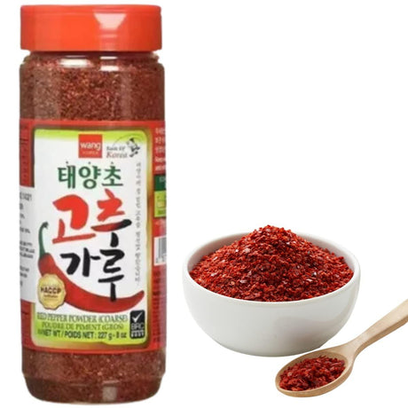 Wang, Coarse Red Chili Pepper Powder, 8 Ounce - Mighty Depot