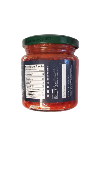 Runel Sambal Lampung (Lampung Style Chili Relish) 6.5 oz (Pack of 6)