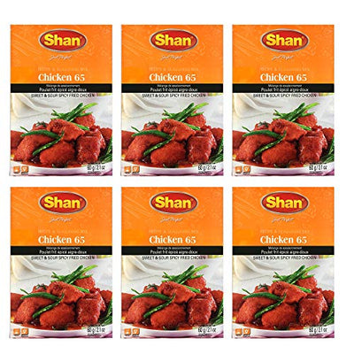 Shan Seasoning Mix - Chicken 65, 2.1 Ounce (Pack of 6)