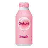 [Product of Japan] Suntory Gokuri Peach ふんわりピーチ, Non Carbonated Soft Drink - 14.1 Fl Oz | Pack of 12 Aluminum Bottle - Mighty Depot