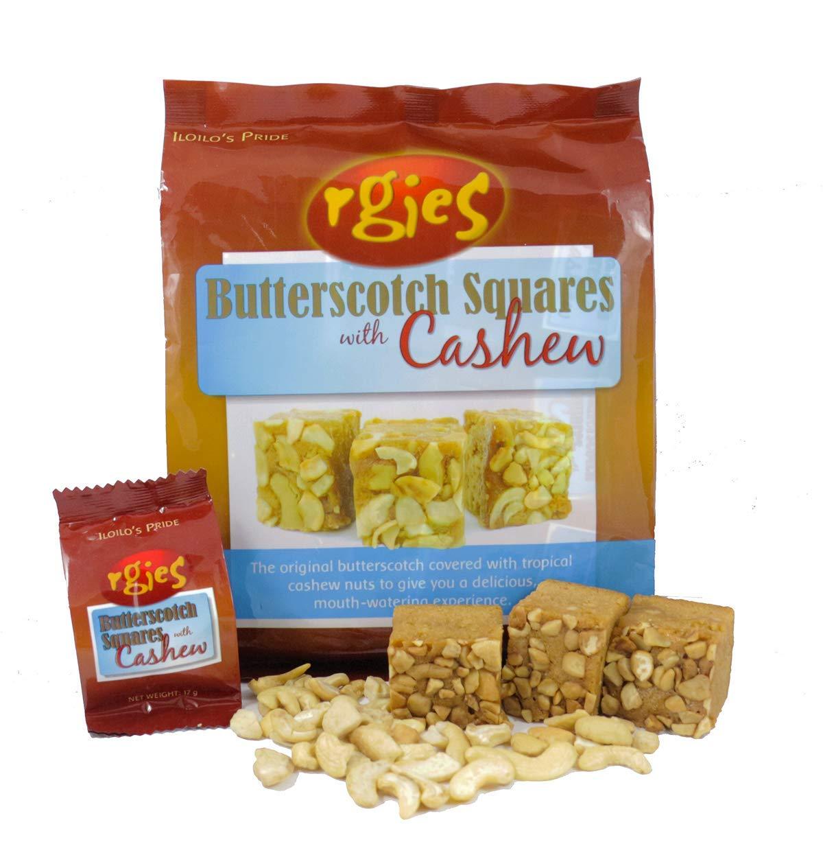 Rgies Delicacies Butterscotch Squares 10 pcs/Pack - Tasty desserts/snacks for the family, great as a gift or party favor - Chewy, Addictive - Mighty Depot