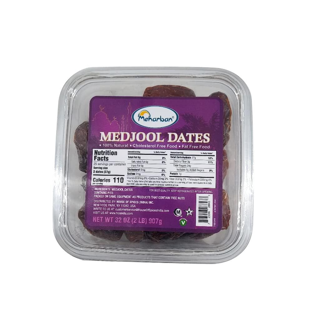 Meharban Medjool Dates 32oz - Mighty Depot