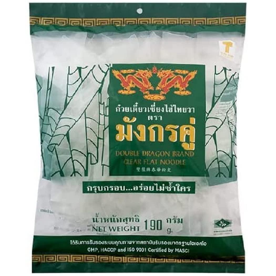 Double Dragon Brand Thai Bean Glass Sheet Noodles 190 G.