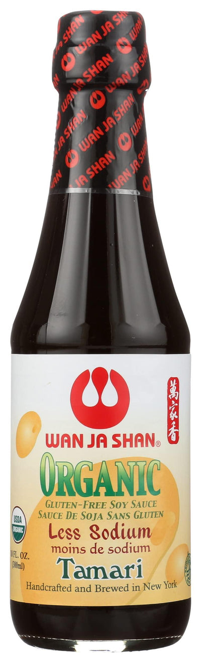 Wan Ja Shan Organic Tamari Soy Sauce, 10 Ounces (Pack Of 6)