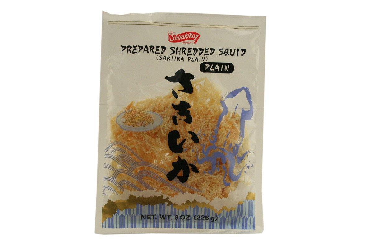 Sakiika Plain (Prepared Shredded Squid) - 8oz (Pack of 3)