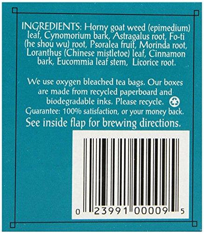 Triple Leaf Tea, Horny Goat Weed, 20 Teabags (Pack of 6)