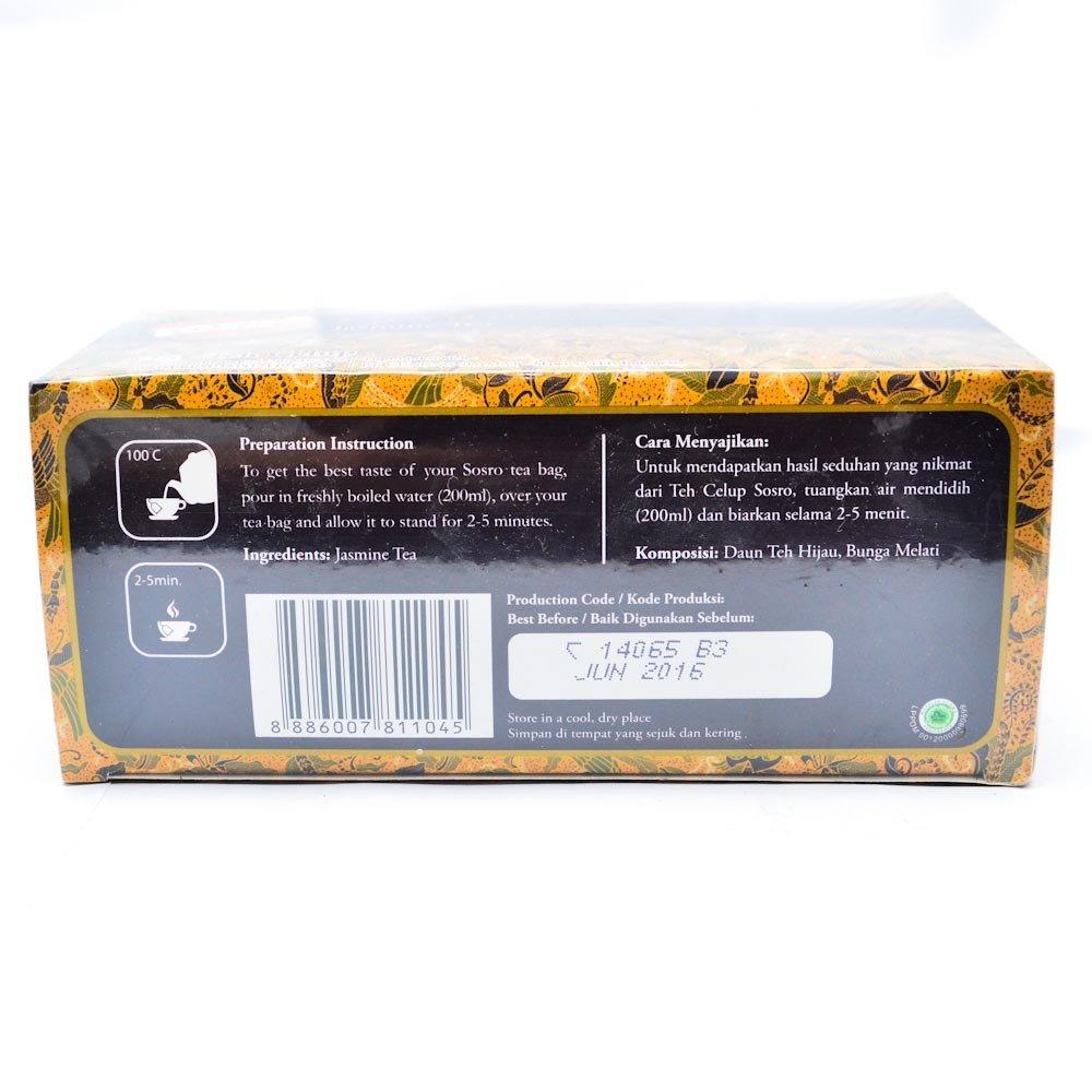 Sosro Heritage Jasmine Tea 25-ct, 1.75 oz (Pack of 2) - Mighty Depot