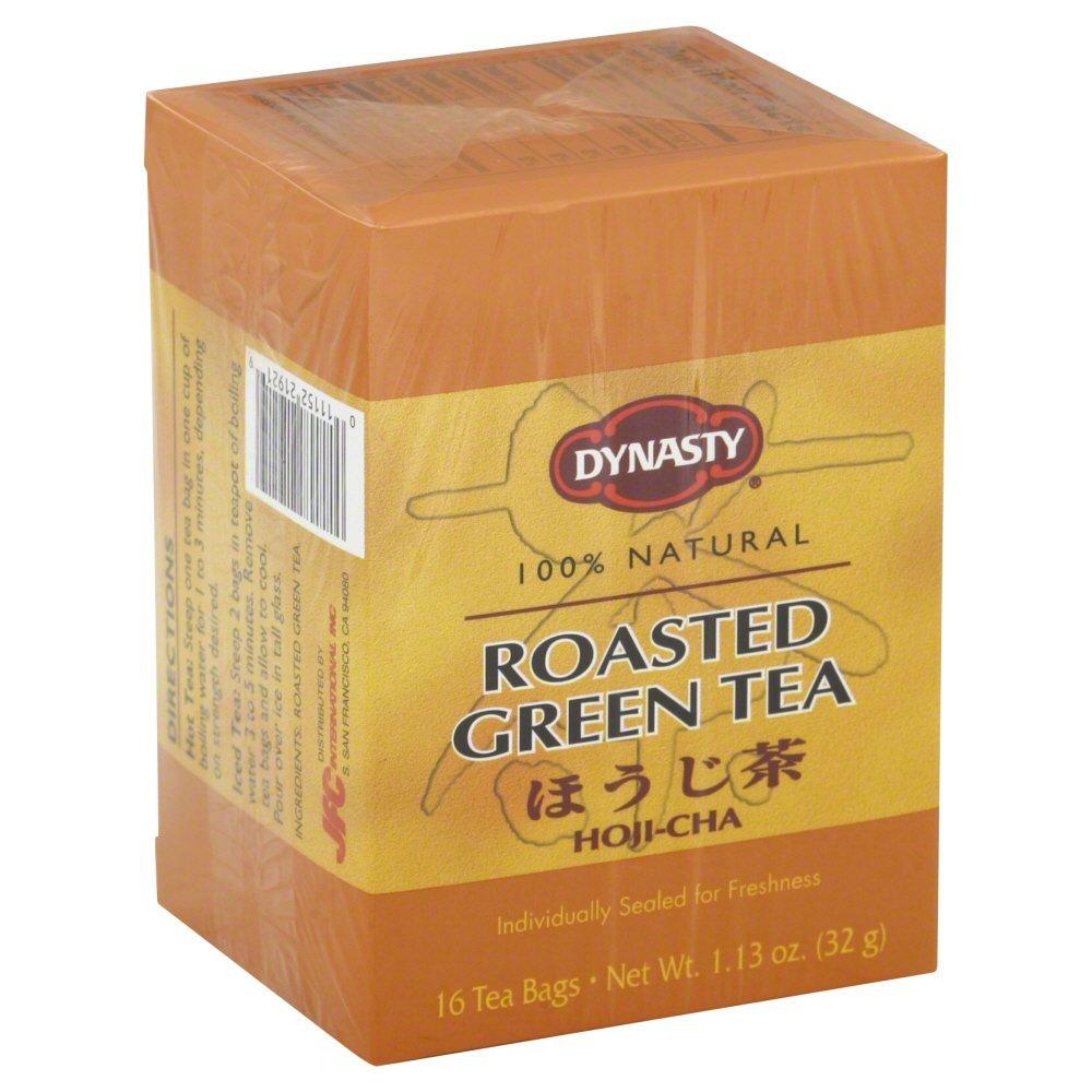 Tea Green Roasted Houji Cha 16 BG (Pack Of 12)