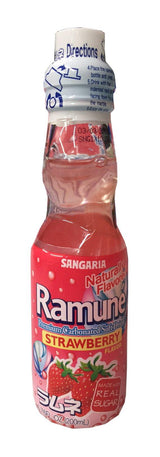 Sangaria Ramune Premium Carbonated Soft Drink 6.76 fl oz per Bottle - Mighty Depot