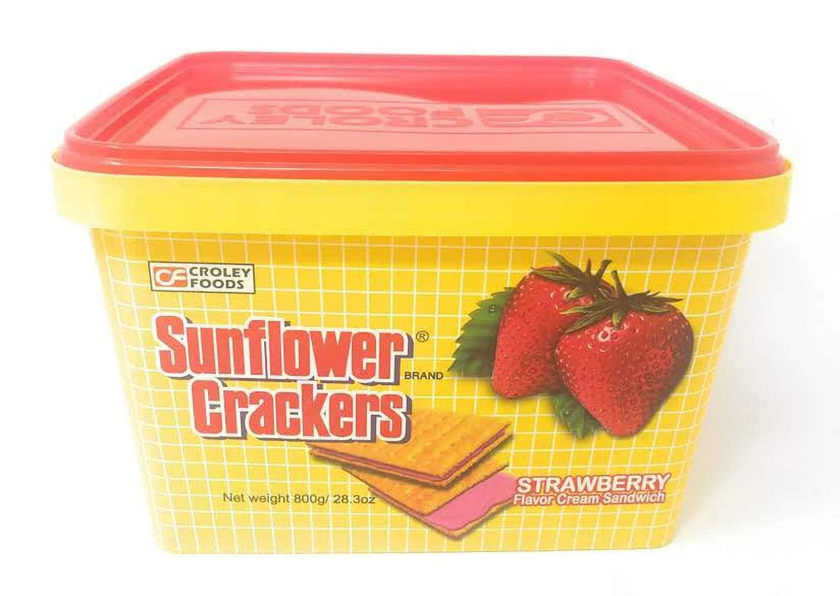 Croley Foods Sunflower Crackers Cream Sandwiches - Mighty Depot