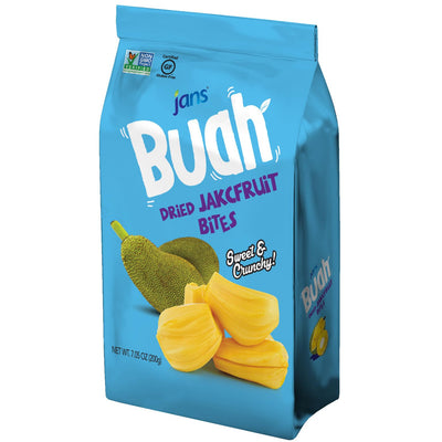 Jans Buah Dried Jackfruit Bites, Dried Fruit Snack Made From Real Fruit, Gluten Free, Sweet and Crunchy, ready to consume, 7.05 oz per pack (Pack of 1)