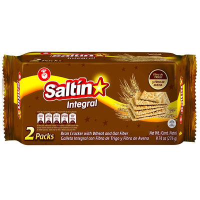 Saltin Noel Wheat Crackers | Grain & Seeds | Delicious & Healthy | 9.73 Oz (Pack of 4)