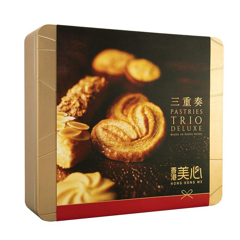 Hong Kong Mei Xin pastries Trio Deluxe 331G - Mighty Depot