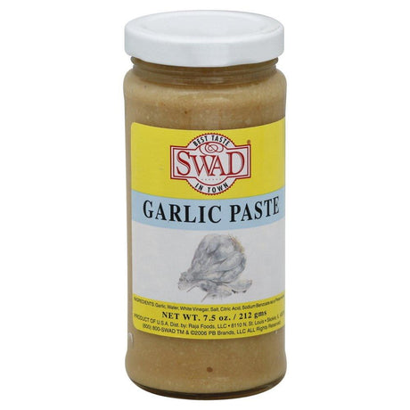 Swad Garlic Paste, 7.5 Ounce (Pack of 12) - Mighty Depot