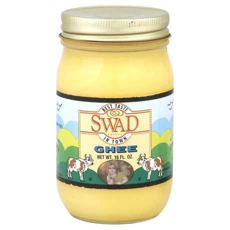 Swad Butter Ghee (Clarified Butter), 16.0 Ounce (Pack of 12) - Mighty Depot